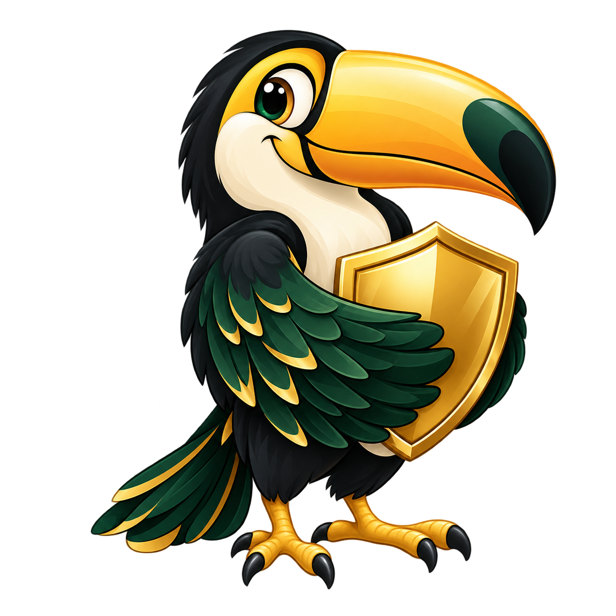 Tucon protecting a gold shield